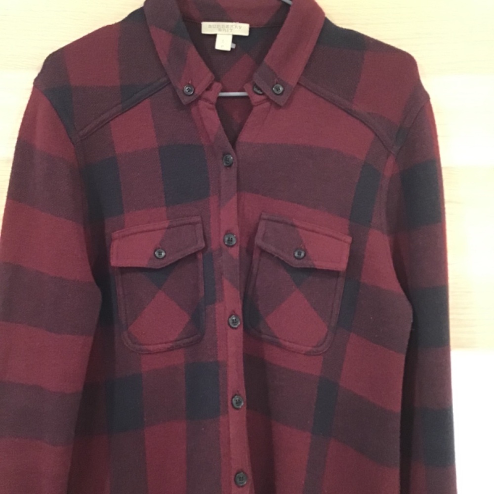BURBERRY Long Shirt With Cashmere Size Small